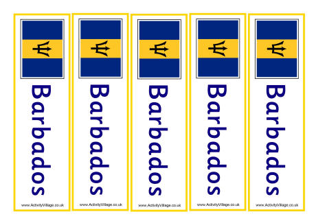 Barbados bookmarks