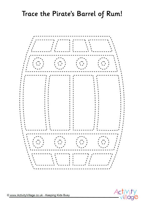Barrel of rum tracing page