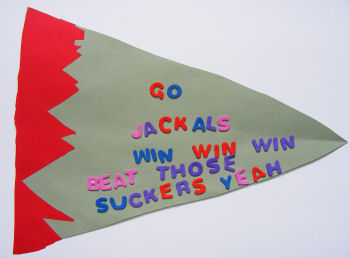 Baseball pennant craft