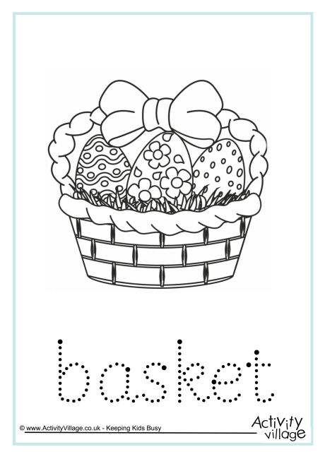 Basket word tracing
