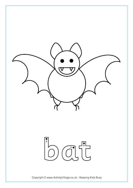Bat finger tracing