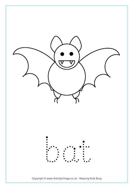 bat-word-tracing