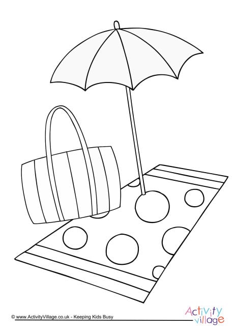 activity village coloring pages summer - photo #30