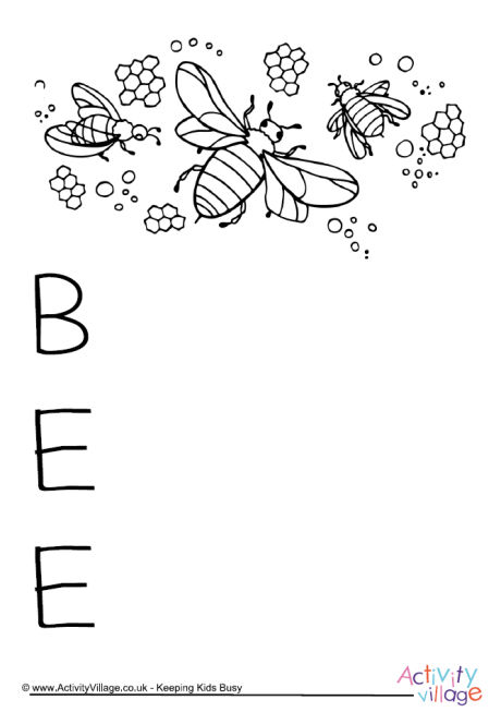 Bee Acrostic Poem Printable - 2