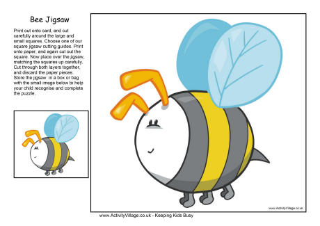 Bee jigsaw