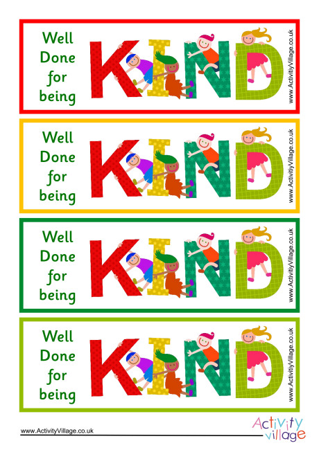 Being Kind Bookmarks