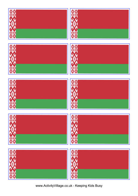 Belarus flag printable Belarus flag printable
