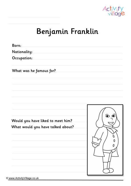 benjamin-franklin-worksheet