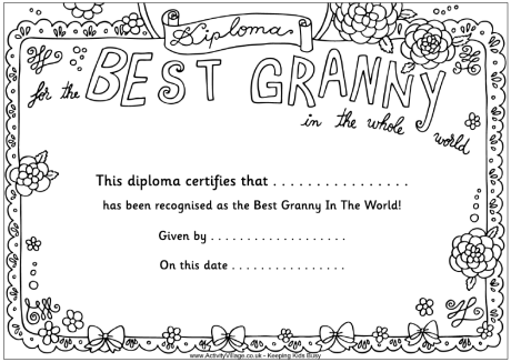 Best Granny diploma