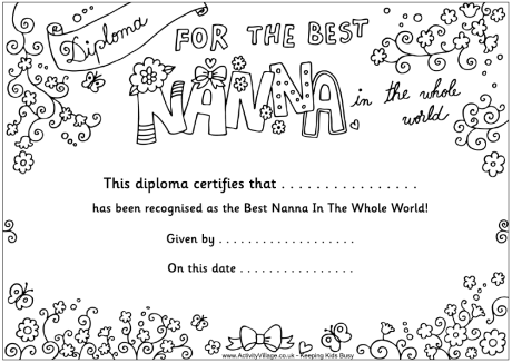 Best Nanna diploma