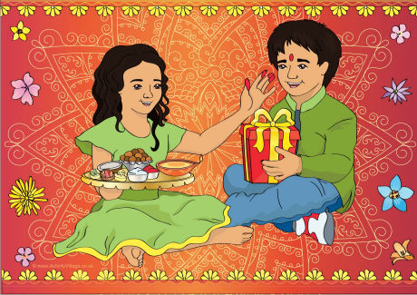 Bhai Dooj poster Bhai Dooj poster