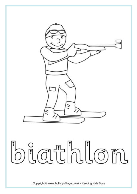 Biathlon finger tracing