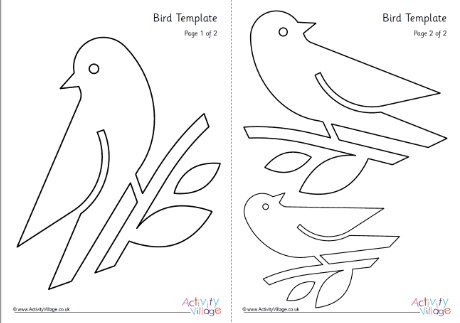 Bird template 4