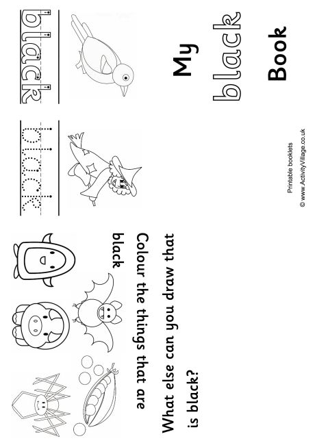 Black Colour Booklet Black Colour Booklet