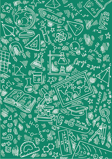 Blackboard scrapbook paper
