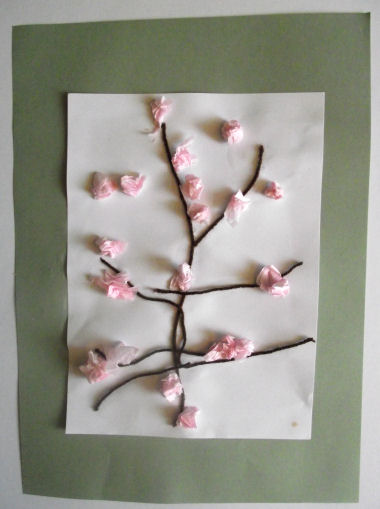 Blossom tree collage 