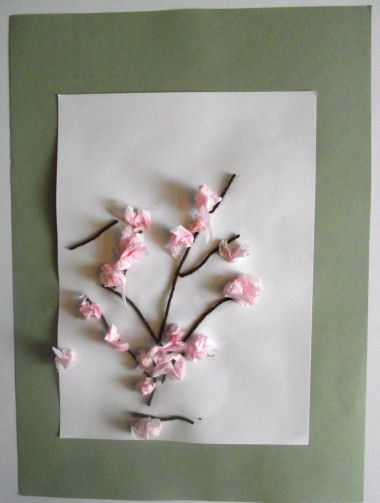 Blossom Tree Collage For Kids