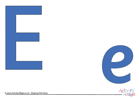 Blue display letters