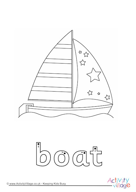 Boat Finger Tracing