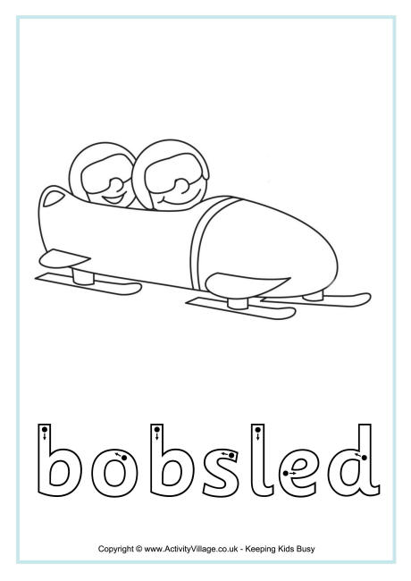 Bobsled finger tracing