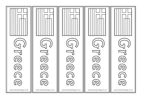 Greece bookmarks