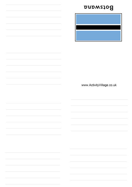 Botswana booklet Botswana booklet