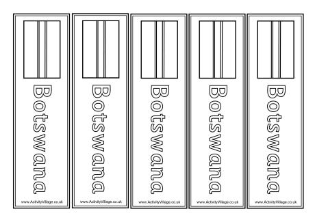Botswana bookmarks