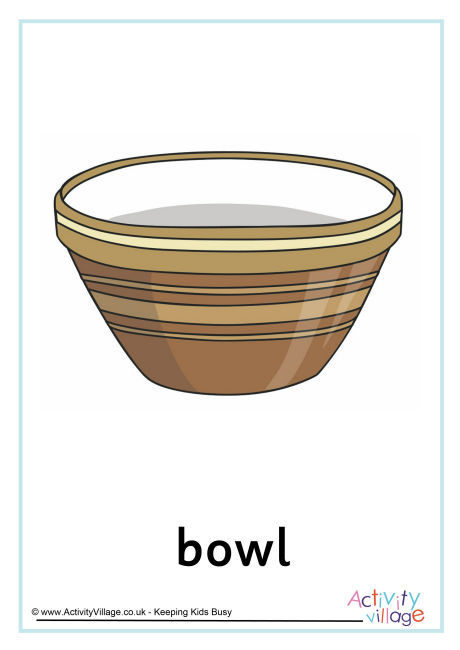 Bowl poster
