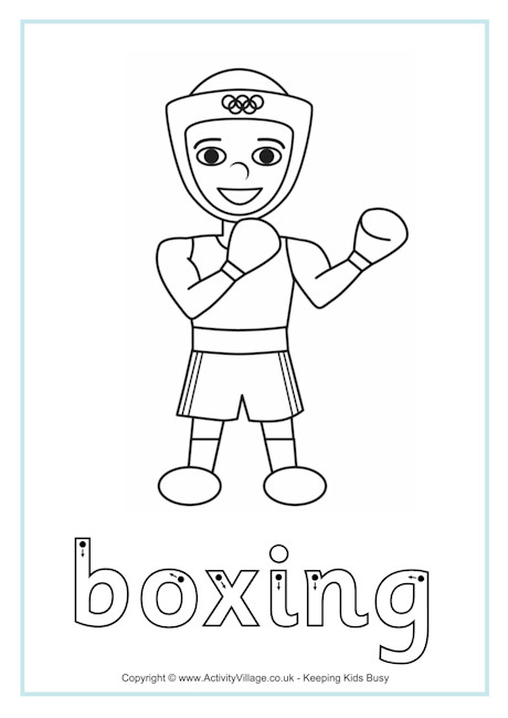 Boxing finger tracing