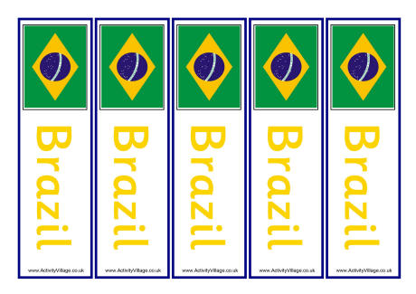 Brazil bookmarks Brazil bookmarks