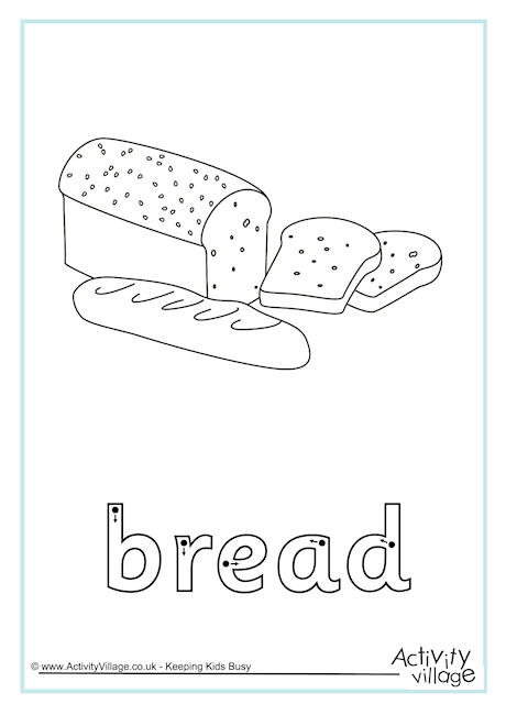 Bread Finger Tracing