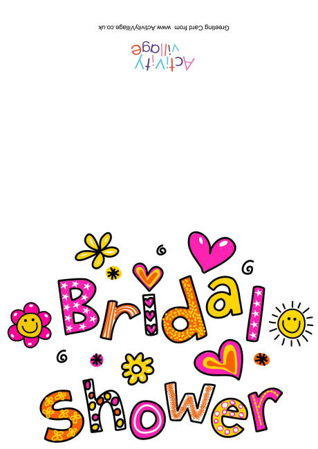Bridal Shower Card
