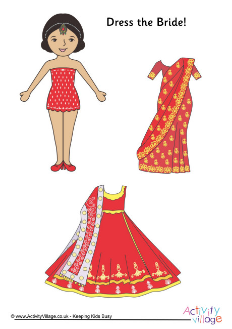 Bride paper doll 5