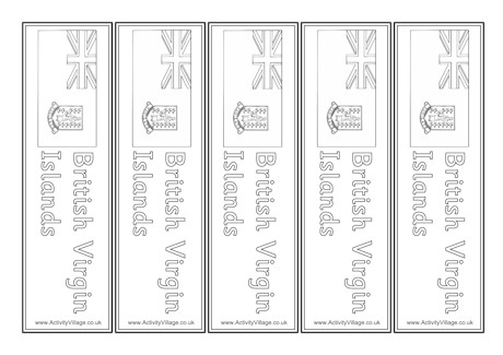 British Virgin Islands bookmarks