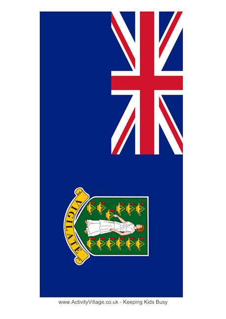 British Virgin Islands flag printable