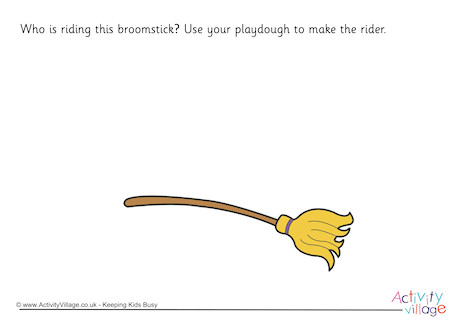Broomstick Playdough Mat Broomstick Playdough Mat