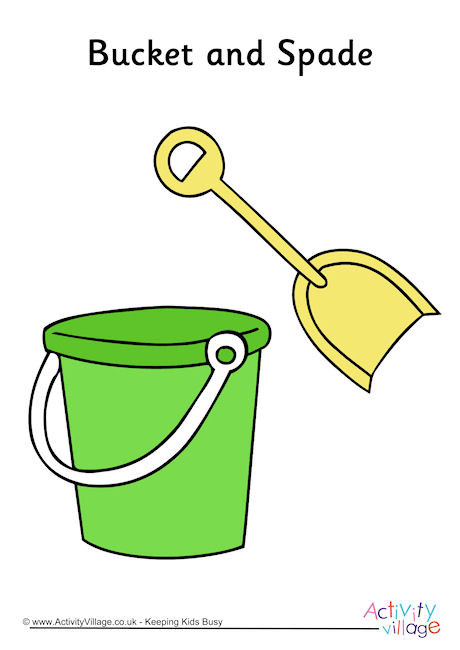Bucket and Spade Poster 2