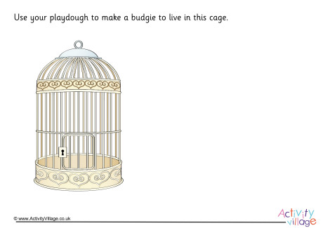 Budgie Playdough Mat