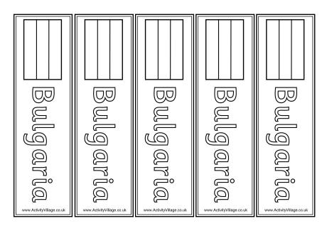 Bulgaria bookmarks