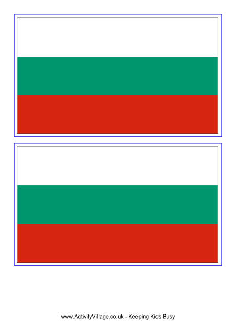 Bulgaria flag printable