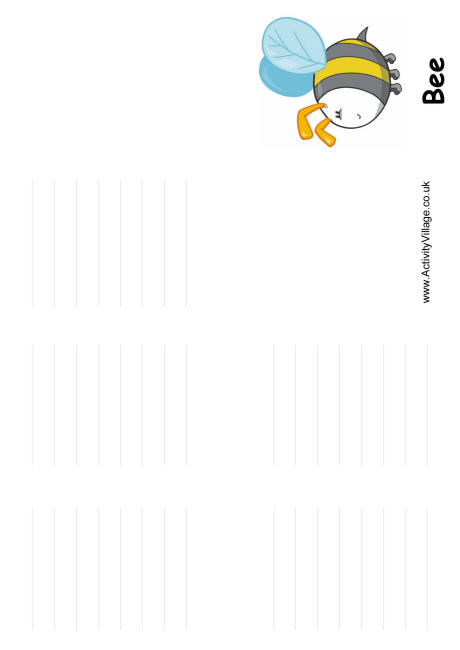 Bumble bee booklet Bumble bee booklet