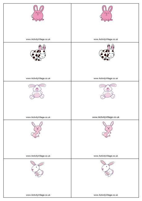 Bunnies name badges