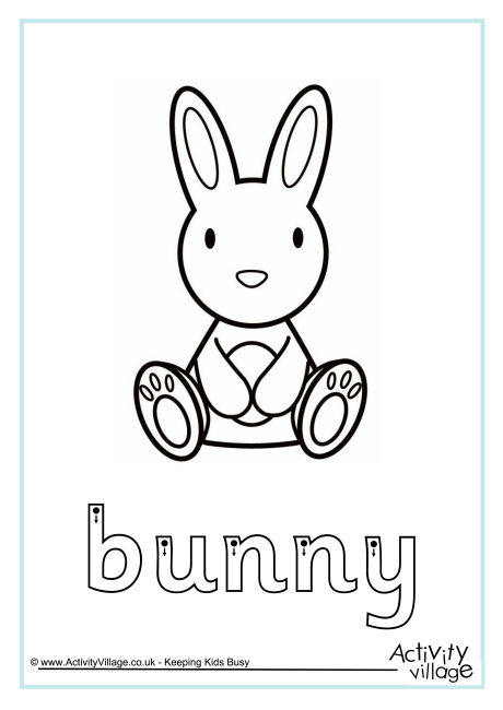 Bunny finger tracing