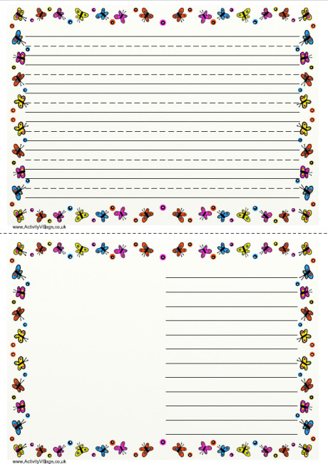 Butterflies Writing Frame 2