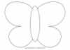 Simple butterfly template