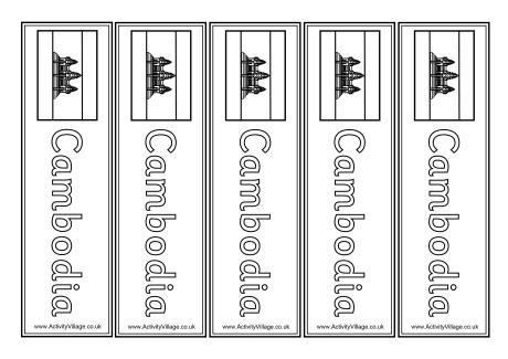 Cambodia bookmarks