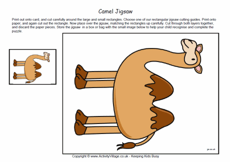Camel jigsaw Camel jigsaw