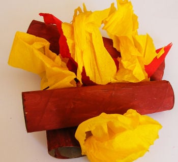Campfire craft for kids
