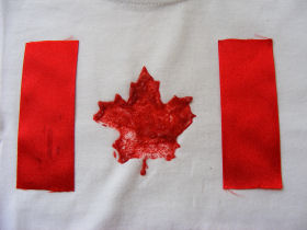 Canada Day T-Shirt detail