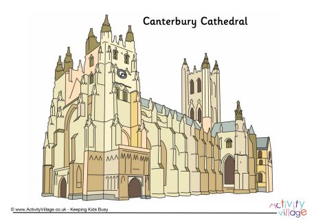 Canterbury Cathedral Poster